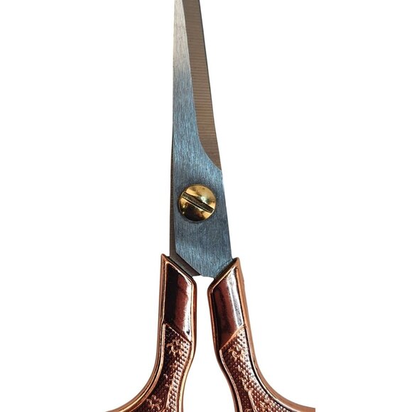 Rose Gold Embroidery Scissors, Precision Sewing Shears, Stainless Steel Thread S - Picture 4 of 7